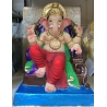 copy of Satvik Eco Friendly Shadu Clay Ganesha Idol- 21 inches (020), Made of Clay Shadu Mati