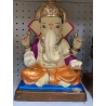 copy of Satvik Eco Friendly Shadu Clay Ganesha Idol- 12 inches (001), Made of Clay Shadu Mati