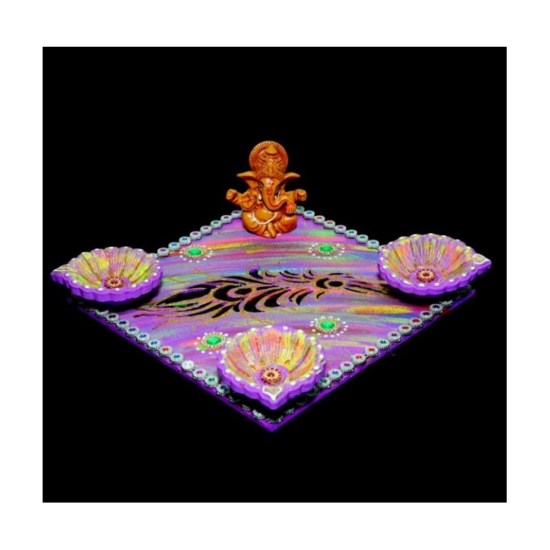 copy of Satvik Colorful Clay Matki Diya (Wax) (C63) For Diwali Festival, Multicolor Diwali Diyas For Decoration, Mitti Diyas