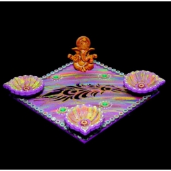 copy of Satvik Colorful Clay Matki Diya (Wax) (C63) For Diwali Festival, Multicolor Diwali Diyas For Decoration, Mitti Diyas