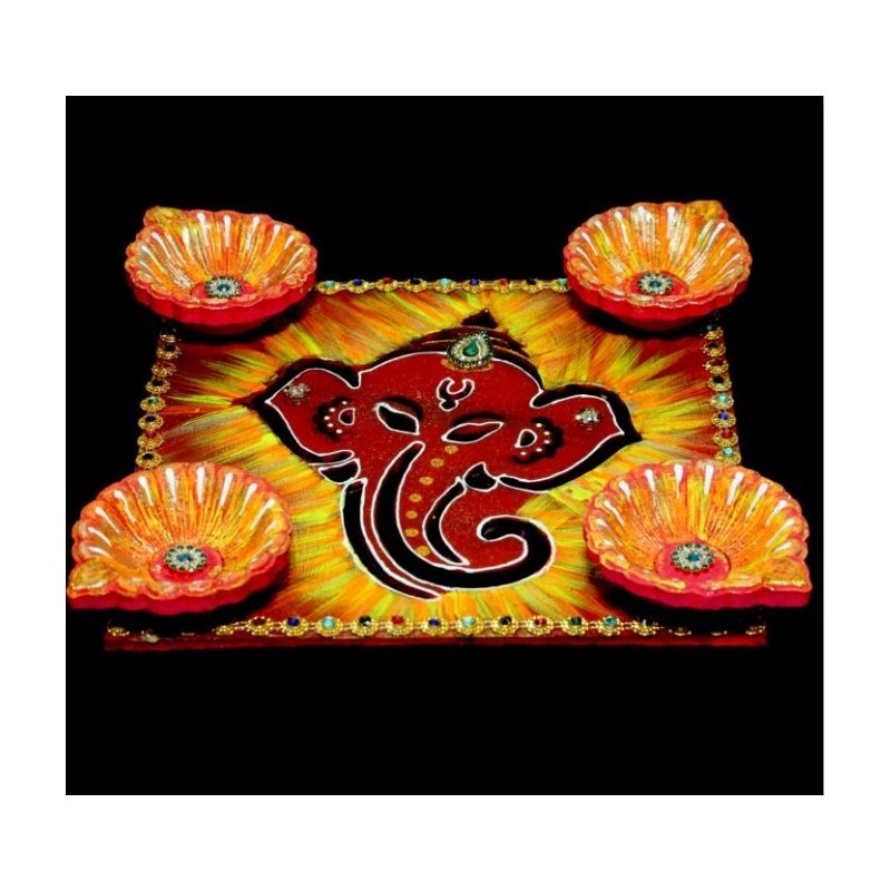 copy of Satvik Colorful Clay Matki Diya (Wax) (C63) For Diwali Festival, Multicolor Diwali Diyas For Decoration, Mitti Diyas