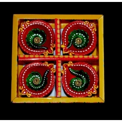 Satvik Colorful 4X1 Diya...