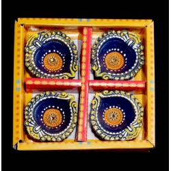 Satvik Colorful 4X1 Diya...