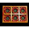 copy of Satvik Colorful Clay Matki Diya (Wax) (C63) For Diwali Festival, Multicolor Diwali Diyas For Decoration, Mitti Diyas