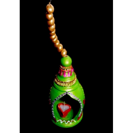 copy of Satvik Colorful Clay Matki Diya (Wax) (C63) For Diwali Festival, Multicolor Diwali Diyas For Decoration, Mitti Diyas