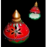 copy of Satvik Colorful Clay Matki Diya (Wax) (C63) For Diwali Festival, Multicolor Diwali Diyas For Decoration, Mitti Diyas