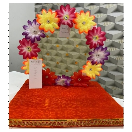 12inch (1B-02) Satvik Eco Friendly Ganesh Idol Decoration Makar Decoration