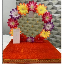 12inch (1B-02) Satvik Eco Friendly Ganesh Idol Decoration Makar Decoration