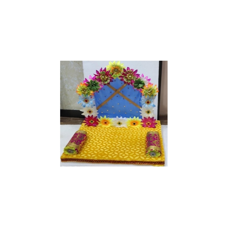 15inch (1B-11) Satvik Eco Friendly Ganesh Idol Decoration Makar Decoration