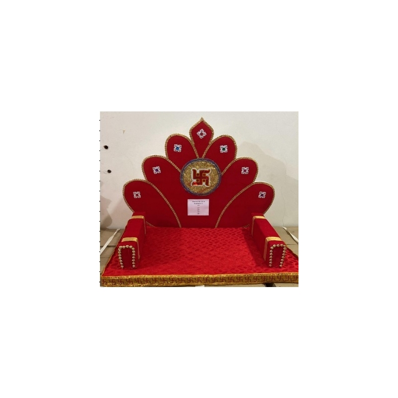 20 inch (1B-09) Satvik Ganesh Idol Decoration Makar Decoration