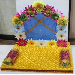 12inch (1B-11) Satvik Eco Friendly  Ganesh Idol Decoration Makar