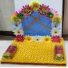 12inch (1B-11) Satvik Eco Friendly  Ganesh Idol Decoration Makar