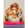 12 inches (PS-05) Satvik Eco Friendly (Paper+ Shadu Maati) Ganesh Idol