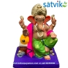 copy of Satvik Eco Painted White Eco Friendly Clay Ganesh Idols- 12 inches (004), Made of Clay