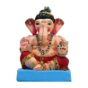 copy of Satvik Eco Friendly Shadu Clay Ganesha Idol- 6 inches (043), Made of Clay Shadu Mati