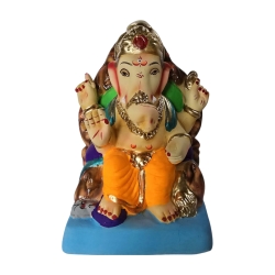 Lalbaugh Raja Ganesha Idol- 7 inches