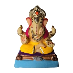 Peshwai-load Ganesha Idol- 8 inches