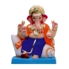 copy of Satvik Eco Friendly Shadu Clay Ganesha Idol- 10 inches (029), Made of Clay Shadu Mati