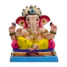 Satvik Eco Friendly Shadu Clay Ganesha Idol- 10 inches (029), Made of Clay Shadu Mati