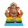 Satvik Eco Friendly Shadu Clay Ganesha Idol- 12 inches (001), Made of Clay Shadu Mati