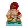 Satvik Eco Friendly Shadu Clay Ganesha Idol- 12 inches (001), Made of Clay Shadu Mati