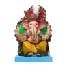 Satvik Eco Friendly Shadu Clay Ganesha Idol- 21 inches (020), Made of Clay Shadu Mati