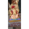 Satvik Eco Friendly Shadu Clay Ganesha Idol- 12 inches (001), Made of Clay Shadu Mati