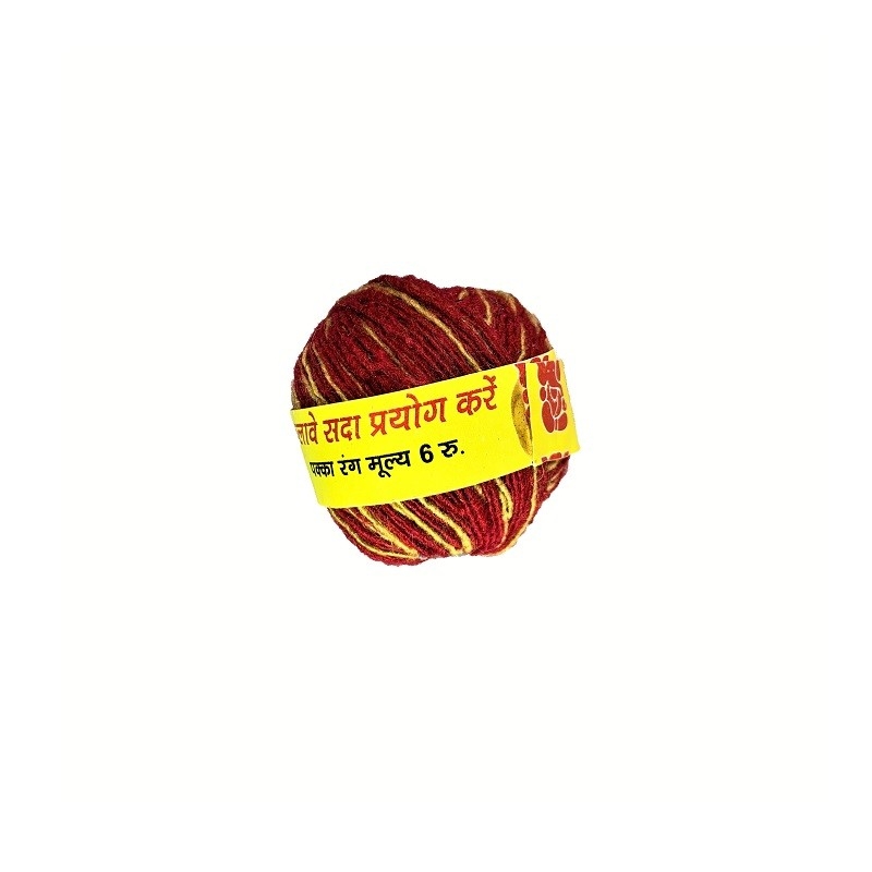 Kalawa Mouli Sacred Thread (Shudh Dhaga) Red,Yellow. A product of India made of Good Quality Sacred colorful cotton thread