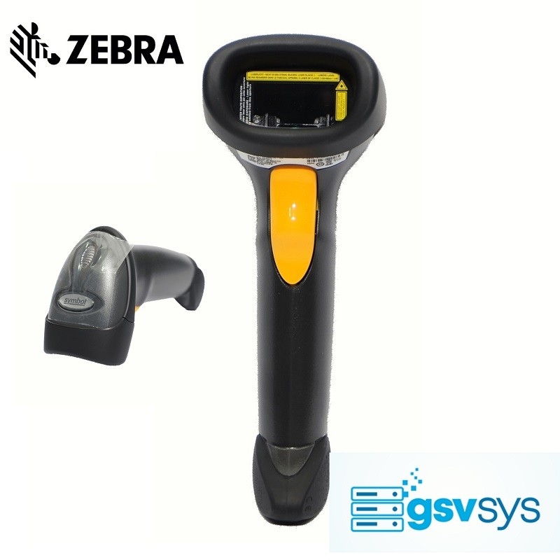 Zebra Symbol LS2208 Laser Barcode Scanner. Contains Cam Scanner With ...